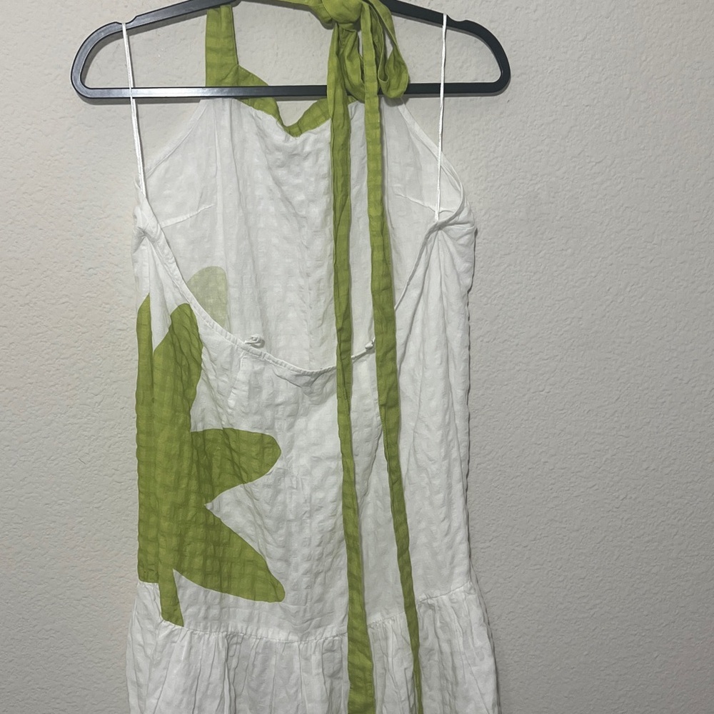 Anthropologie dress MIDI Sz M CELANDINE SLEEVELESS summer vacay resortwear - Picture 6 of 13